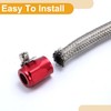 X AUTOHAUX an-4 Fuel Line Kit 12ft Vacuum Hose Automotive