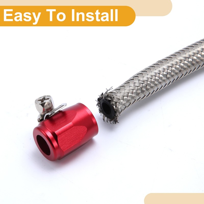 X AUTOHAUX an-4 Fuel Line Kit 12ft Vacuum Hose Automotive