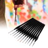 12Pcs Paint Brush Set for Face MakeUp Nail Scale Model