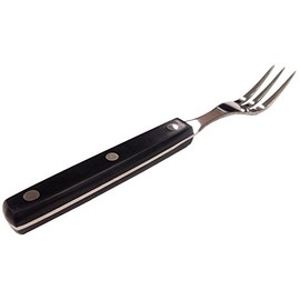Black Plywood Pattern Steak Fork 10117