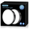 Ferswe Rechargeable Tap Light 6000K, Dimmable Touch Light with 1000mAh