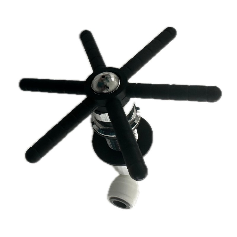 Jug Rinser Valve Assembly Black Star - Diameter 11cm in