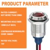 GASHER 5 PCS Energy Saving Indicator Light, LED Light 12V/24V/110V