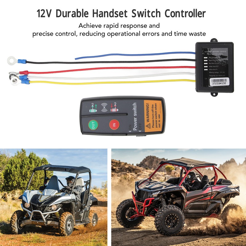Wireless Winch Remote Control DC 12V 24V 3 In 1