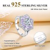 AGRULE Lotus Ring Wedding Mothers Gift 4.9 Carat Gemstone Cocktail