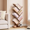 Hoctieon 7 Tier Tree Bookshelf, 7 Shelf Bookcase, Free Standing