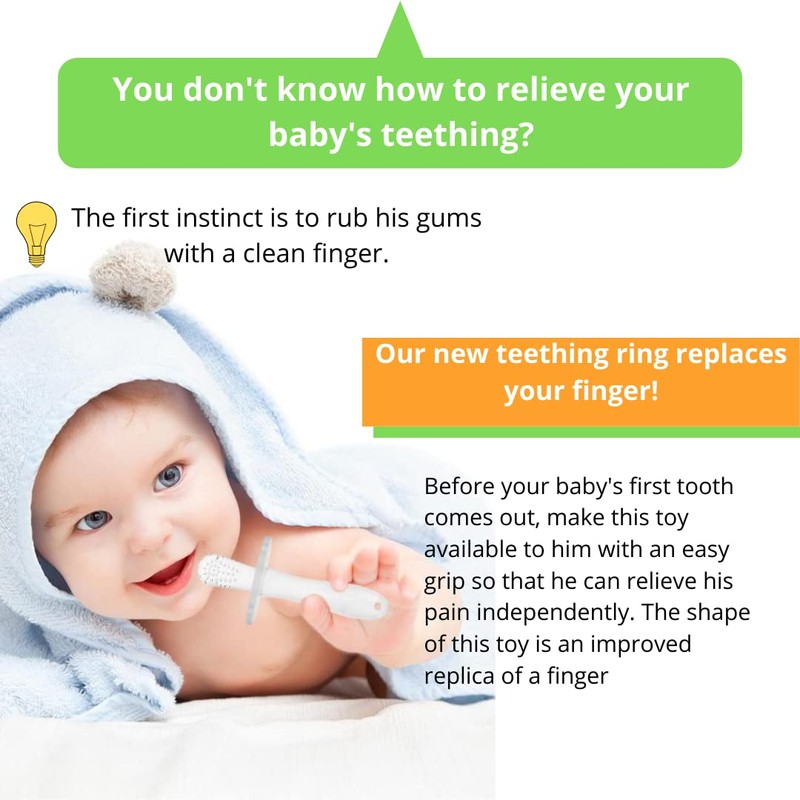 Baby Teething Toys, Teething Toys, Mushroom Teether Toy, Teether for