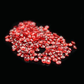 Acrylic Diamonds, 8mm Acrylic Color Faux Round Crystals Treasure Gems, 0.3 inch Tabletop Confetti Crystals for Table Confetti, Table Scatters, Vase Fillers, Party Decoration (1000pcs Dark Red)