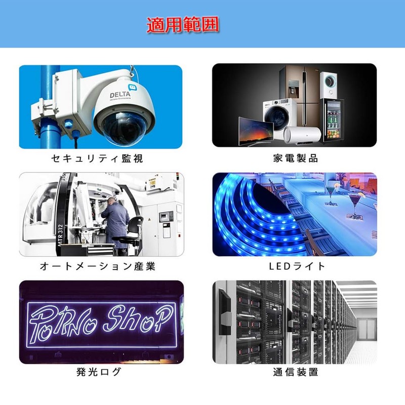 IDVAN Switching Power Supply DC Stabilized Power Supply 12V/5A/60W Overload