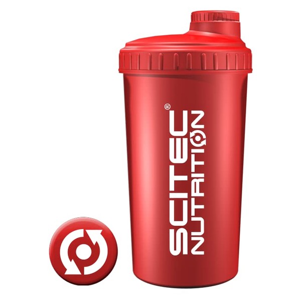 Scitec Nutrition Protein Shaker, BPA Free, 700 ml, Red