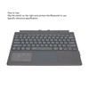 Notebook Bluetooth Wireless Keyboard Ultra Slim Portable with Touchpad Colorful