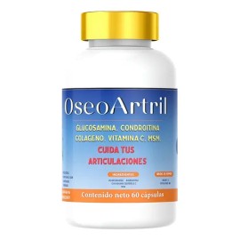 Óseo Artril Nueva Presentación Suplemento Alimenticio 60cps                                                                                           