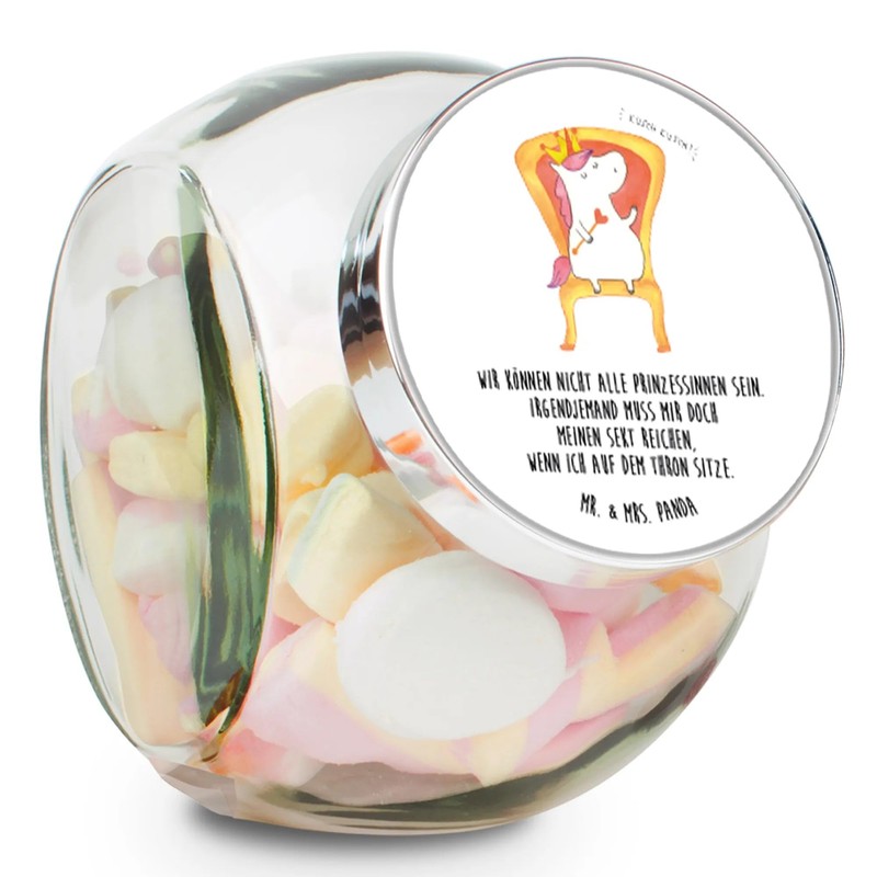 Mr. & Mrs. Panda Candy Jar Unicorn King L 870