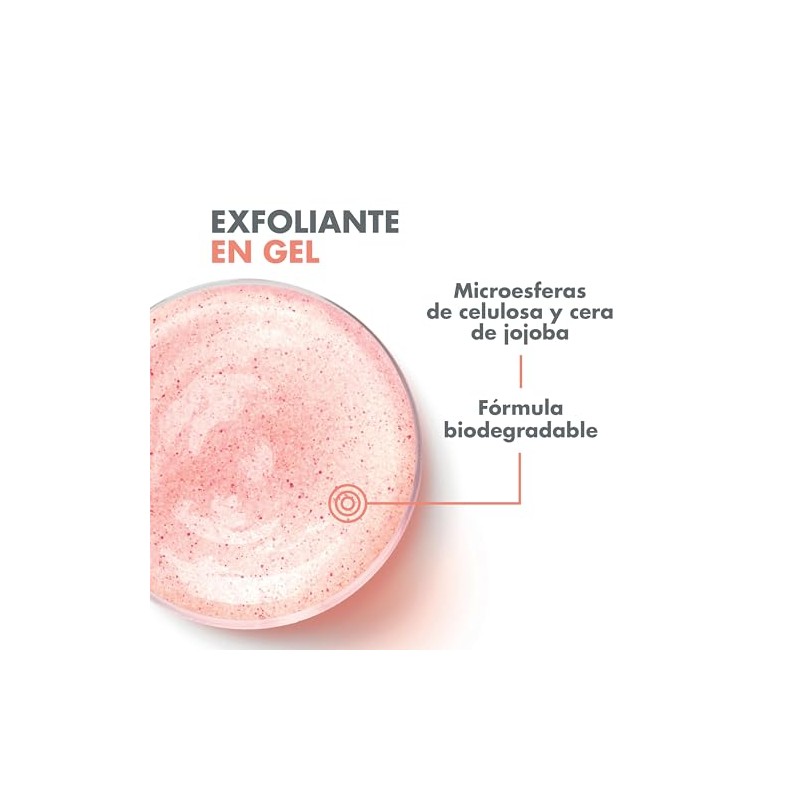 Avène Gel Exfoliante Facial Suave, Piel Sensible, 75ml