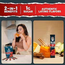 Salud 2-Pack | 2-in-1 Calm + Sleep (Punch) & Calm + Sleep (Lemon Honey) – 15 Servings Each, Drink Mix, Dairy & Soy Free, Non-GMO, Gluten Free, Vegan, Low Calorie, 1g of Sugar