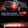 PGTOPONE Upgrade LED Rear Bumper Reflectors Light Fog Brake Tail