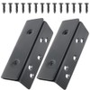 2Pcs Bed Frame Bed Post Double Hook Slot Hardware Attachment