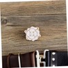 DOITOOL 2PCS Floral Pearl Scarf Ring Clip Elegant Shawl Brooch
