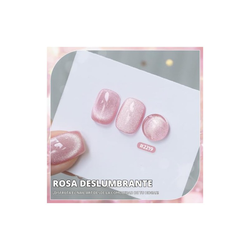 GAOY - Esmalte de uñas en gel Cat Eye, holográfico