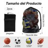 2PCS Bolsa de Pelota,Bolsa para Pelotas de Fútbol, Bolsa de