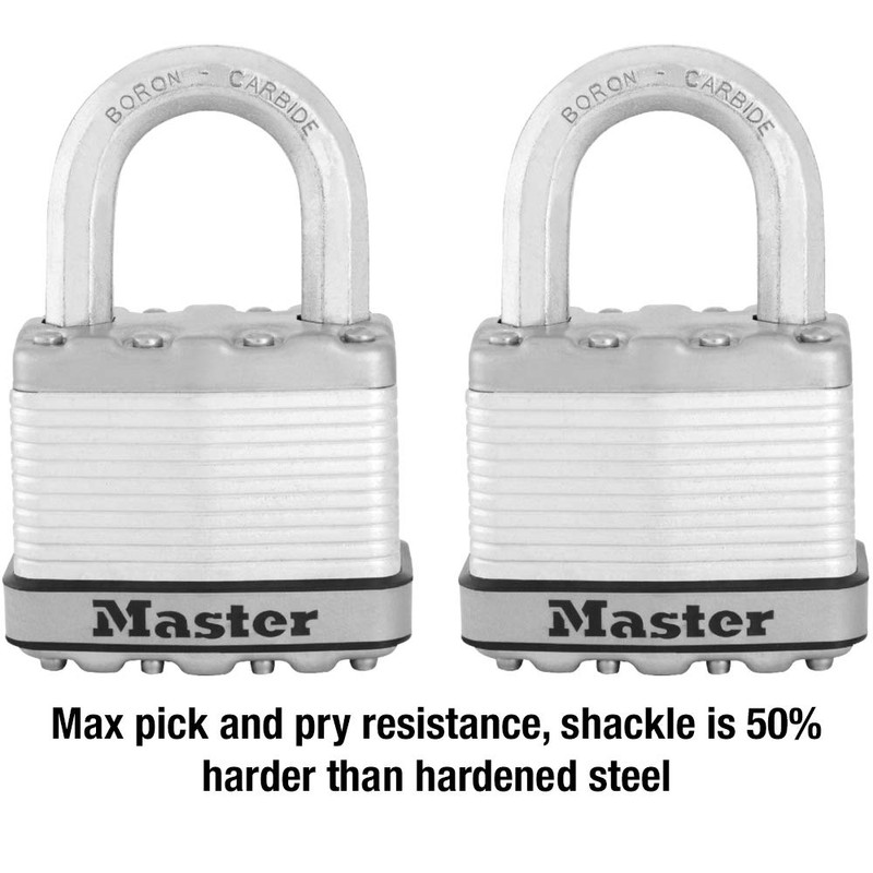 Master Lock M5XT Magnum Heavy Duty Outdoor Padlock with Key,