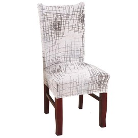 JMYDecor Dining Room Chair Covers Set of 4, Stretch Parsons Chair Slipcovers Removable Washable Kitchen Chair Protector Cover for Dining Room, Hotel, Ceremony