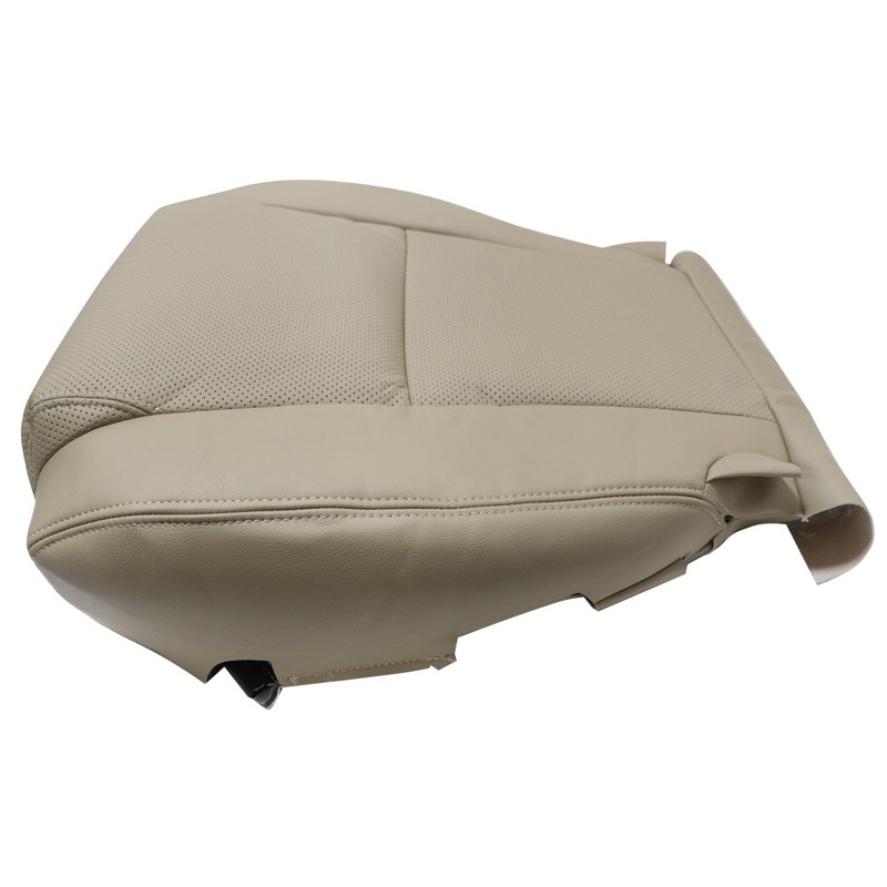 FZJDSD Tan Driver Side Bottom Perforated Leather Replacement Seat Covers