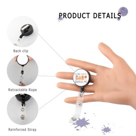 Everyday Im Swaddling Badge Reel Labor and Delivery Badge Holder Gift for Midwife Doula OBGYN Nurse Badge Reel (Every Day BR3)