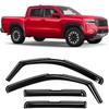 Voron Glass in-Channel Extra Durable Rain Guards for Nissan Frontier