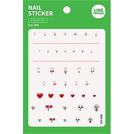 TOK TLF-005 LINEFRIENDS Nail Sticker