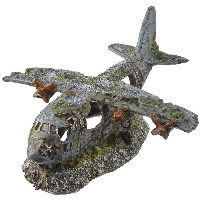 Nobby Aqua Ornaments Aeroplane 21.8 x 17.5 x 8.3 cm,