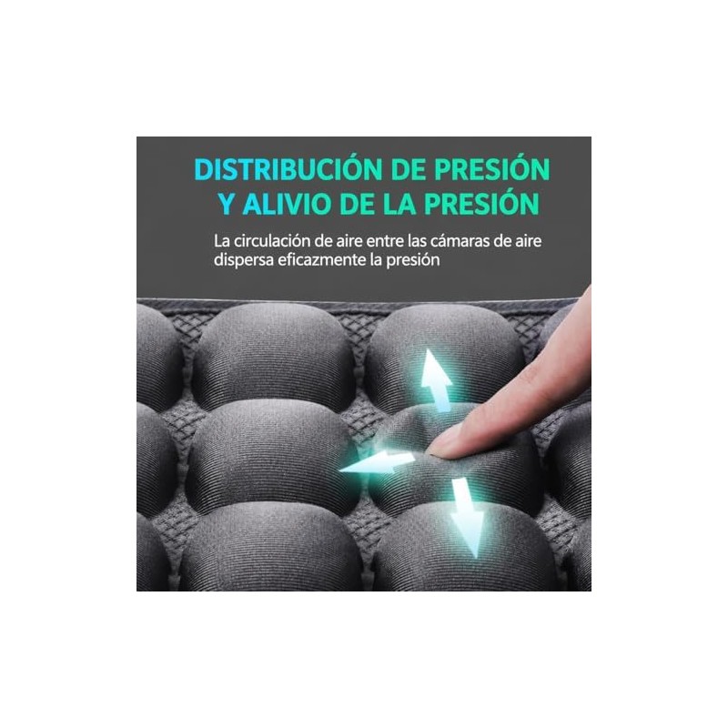 Airnest Cojin para Avion SWZEC CQD Negro Portatil para Lumbar