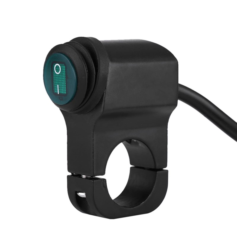 Keenso 12 V Motorcycle Switch, 12 V Waterproof Motorcycle Handlebar