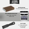 Wood Putty Filler Kit Bundled with 16oz DAP Wood Filler,