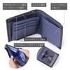 GROOVE GEAR ggs-1006 Men's Bi-Fold Wallet, Genuine Leather, Carbon Leather,