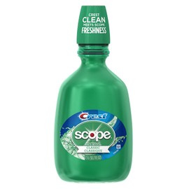 Crest Scope Classic Mouthwash Original Formula, Green, 50.72 Fl Oz