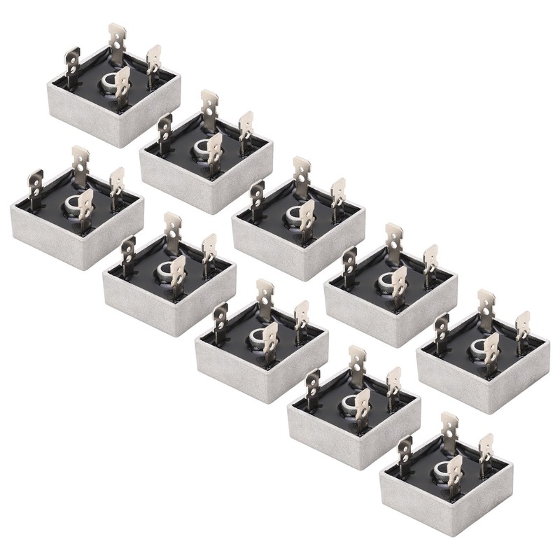 10Pcs 1000V 50A Single Phase Diode Bridge Rectifier Excellent Cooling