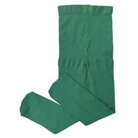 CHUNG Girls Footed Tights Light Weight Stretchy 60D Multi Candy Color Stage Play Costumes 2-12Y, Dark Green, 2-3T