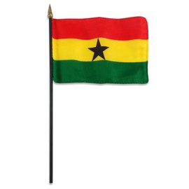 US Flag Store Ghana Flag, 4 by 6-Inch