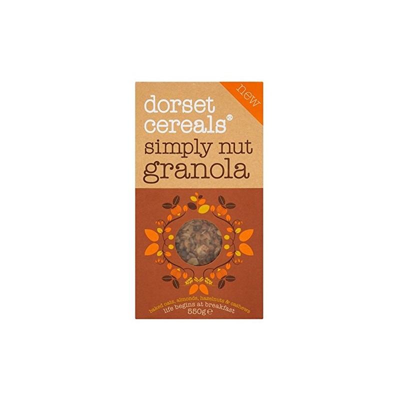 Dorset Cereals Simply Nut Granola (550g) - Pack of 2
