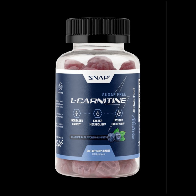Snap Supplements Nitric Oxide Cherry Beet Root Gummy & L-Carnitine