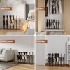 Tigerden 22.5 Inches Free Standing Shoe Racks, Tall Black Metal