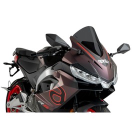 Puig 22274F R-Racer Windscreen - Improved Aerodynamics and Protection, Dark Tinted