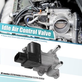 uxcell Car Idle Air Control Valve Replacement for Toyota Camry 2000-2001 for Toyota Solara 2000-2001 No.2227074400/2227003050/22270-03050