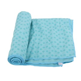 Yoga Mat Cover Anti Slip Yoga Mat Towel Fitness Exercise Blanket Premium Fine Fiber Material for Yoga Gym 183 X 63cm Pink Sky Blue