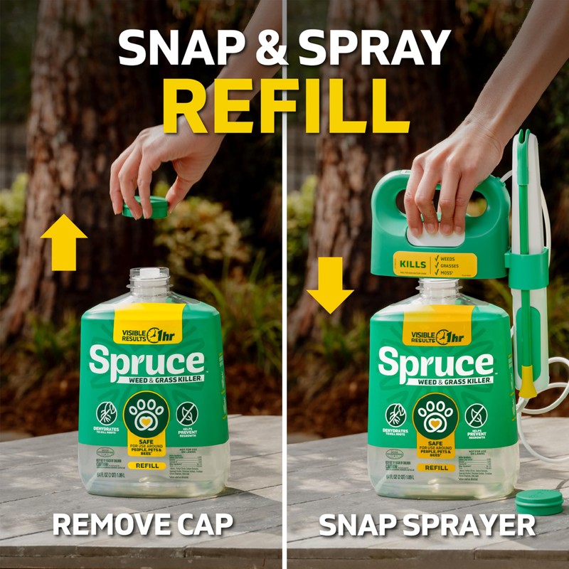 Spruce Weed Killer Refill - Versatile Weed & Grass Killer₃