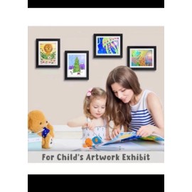 Decor 6pcs  20x20cm Square Home Decor Resettable 8x8 Photo Frame Set Photo Adhesiv