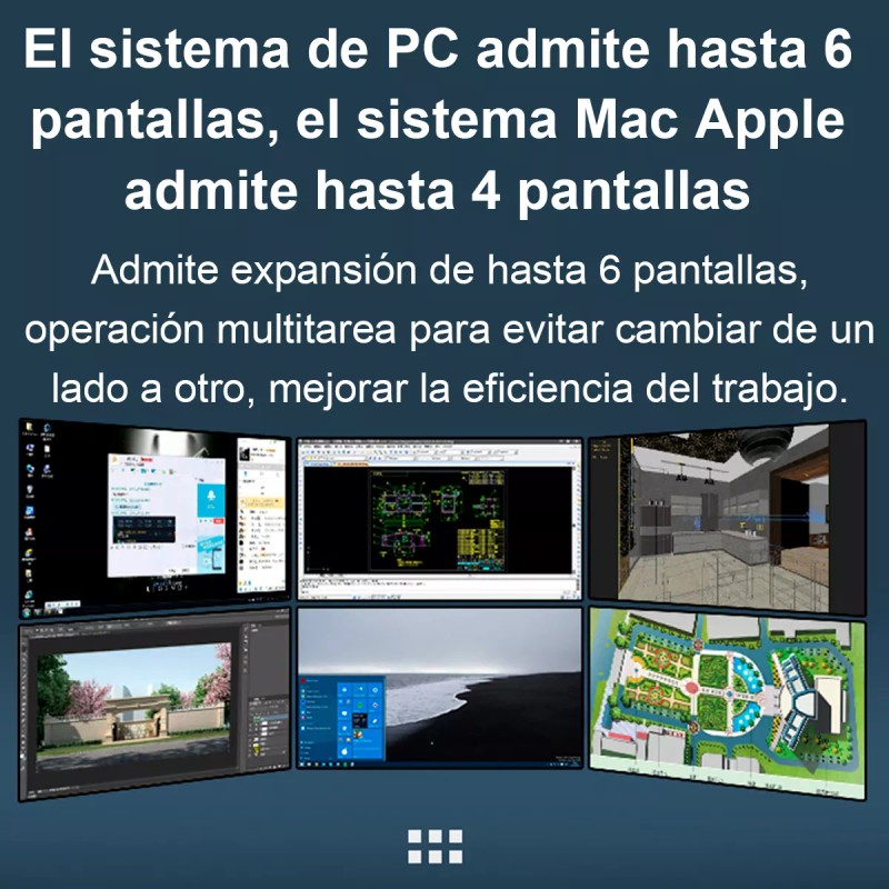 GOMITA Convertidor Adaptador Usb 3.0 A Hdmi Vorago Full Hd