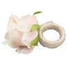 4PCS Rose Napkin Ring Simulated Plastic Reusable Vine Design Napkin