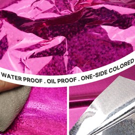 PartyWoo Foil Tablecloth, Magenta, Pack of 2 Iridescent Tablecloths with Dots, 137 x 274 cm, Rectangular Tablecloth, Washable for 1.8 - 2.4 m Table, Tablecloth for Birthday, Wedding